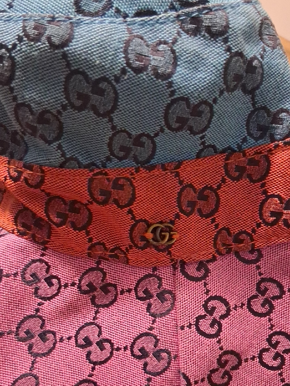 Authentic Gucci Colorful Patterned Bucket Hat - Picture 3 of 6
